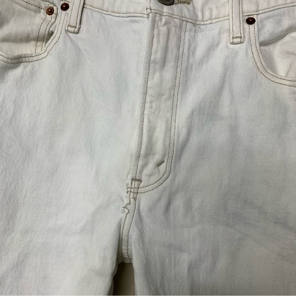 Abercrombie & Fitch The 70s Vintage Flare High Rise Jeans in White Size 6 - Picture 8 of 13